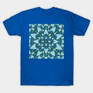 Blue Henna Bloom T-Shirt